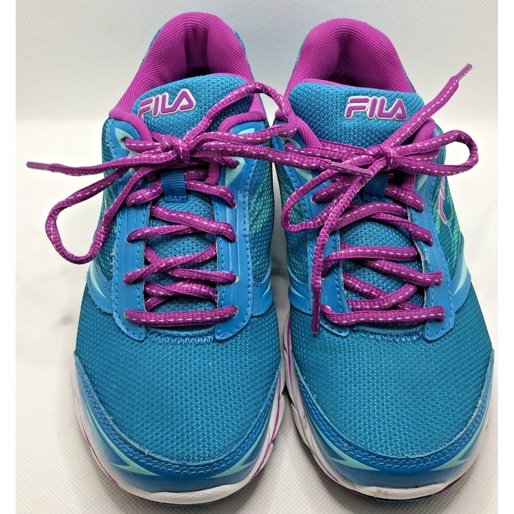 Fila Womens Sz 6.5 Memory Tempera Turquoise 5SR20969-464 Blue Running Shoes